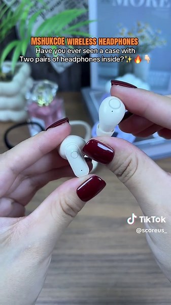 ‼️MSHUKCOE wireless earbuds — digital display, noise canceling, Bluetooth 5.4, perfect for running, gym, and gaming. ✨🔥#WirelessEarbuds #NoiseCanceling #Bluetooth54 #WorkoutGear #TikTokShopStockUp