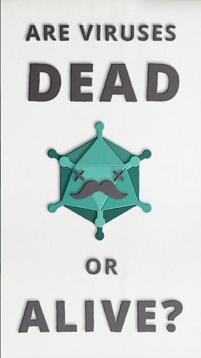 Are viruses dead or alive? #biology