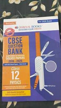 Oswaal cbse question bank for class 12 physics Review