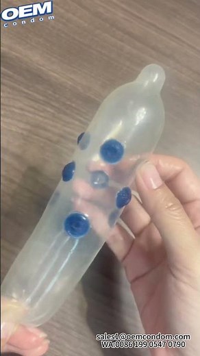 Extra dotted spike condom for max pleasure #testing #healthcare #sexualwellness