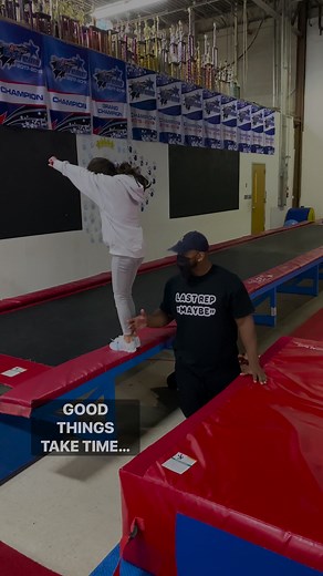 26K views · 357 reactions | I have heard many times before that good things take time and I agree, but they also take grind. Meaning you must be willing to grind things out until take the shape of your desires…. @misspreteendcintl24 I am proud of you! Just wanted you to know! #cheer #improvement #motivation #standingtuck #tumbling #tumblechef | tumblechef | Facebook