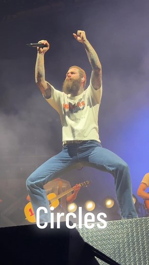 Post Malone Live Performance of Circles at F-1 Trillion Tour