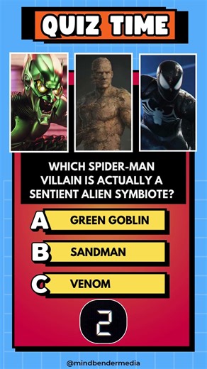 Which Spider-Man Villain Is a Symbiote? 🕷️ (Only Fans Know!) #shorts #spiderman #quiz #trivia