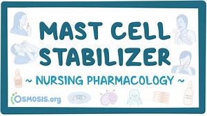Mast cell stabilizers - Inhaled: Nursing pharmacology: Video, Causes, & Meaning | Osmosis