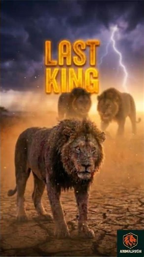 Two Young Lions Challenge the Old King of the Pride — His Last Stand