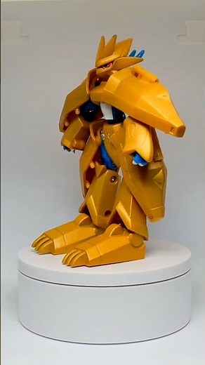 Magnamon / Digi-egg of Miracles Digimon Adventure 02 Digivolving Figure Bandai 2000 #digimonfigures
