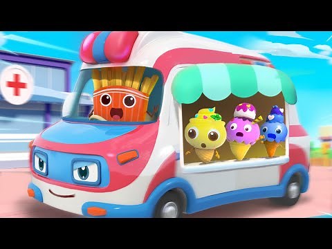 アイスクリームはどこへ？ | 赤ちゃんが喜ぶアニメ | 動画 | ベビーバス| BabyBus