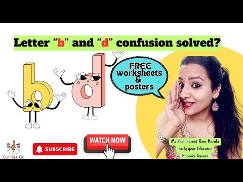 How to teach letter b and d confusion ? #phonics #english #education