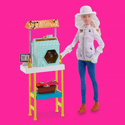 37K views · 946 reactions | Barbie encourages imagination, expression and discovery through play! Watch as girls explore and learn about the exciting career of beekeeping with the Barbie Careers Beekeeper. Shop now at Walmart: https://dolltasti.cc/2MeisVC.  | Barbie | Facebook