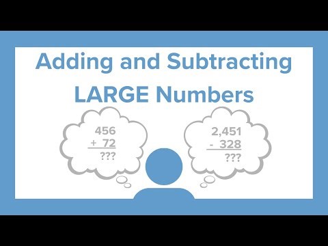 Adding and Subtracting LARGE Numbers