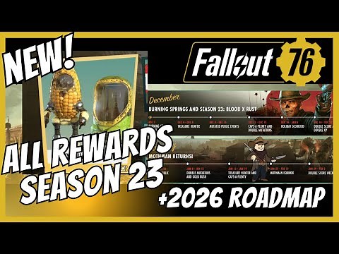 NEW Season! ALL REWARDS + Event Callendar 2026 Burning Springs UPDATE | Fallout 76 NEWS