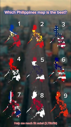 Which Philippines map is the best? 🇵🇭 #fyp #philippines #map #mapping