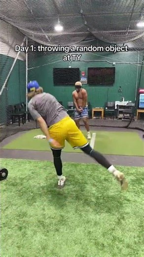 Day 1 throwing a random object at Ty Jackson