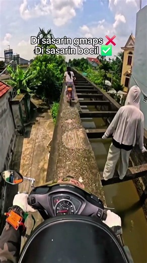 Kata nya ini jalan paling cepet 😭 #motoran #motoransantai