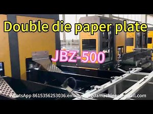 Hydraulic paper plate making machine JBZ-500 paper dish tray machine small prices