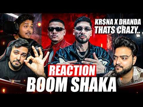 Boom Shaka Reaction 🔥 | KR$NA x Dhanda Nyoliwala | Desi Bros TV