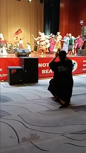 The High Commissioner of Samoa to Fiji, His Excellency Aliioaiga Feturi Elisaia leading the Samoan Audience in showing their gratitude and appreciation to the USP Samoan students. Great performance during the 2025 Miss Hibiscus Cultural Programme at the Suva Civic Center last night 24/09/25. #samoa #SamoaMoSamoa #FijiNews | Suva City Council