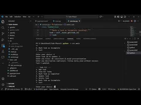 TODO APP – PHASE 1