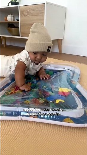 Fun Baby Tummy Time Water Mat | Sensory Play Gift 🎁