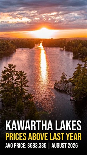 Cottage Country Market Update: Prices vs. Last Year #KawarthaLakes #PropertyInvestment
