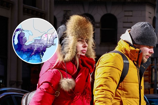 Map shows states facing extreme cold, record-breaking temperatures