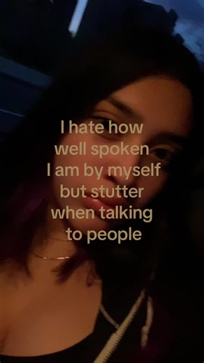 #foryoupage #secertaccount #real #stuttering #relatable? | stuttering