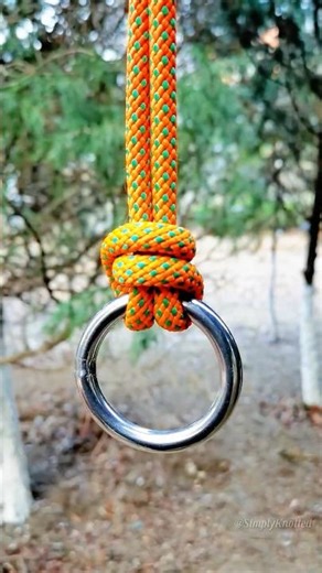 Orange on Steel! 🟠⛓️ The Fastest Anchor Hitch for Metal Rings