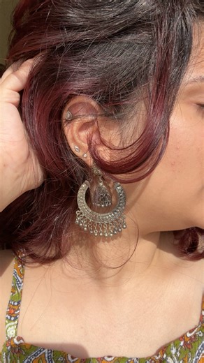 Mahak Kalra | Mere kaan mein hai jo bali 🌻✨ . Kithe reh gayaa… (mere kaan mein jo bali, desi vibe, jhumka love, soft desi, desi core, brown girl magic,... | Instagram