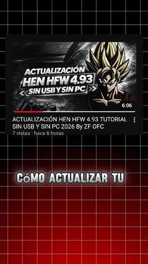 NUEVO VIDEO DE COMO ACTUALIZAR TU PS3 HFW COM HEN SIN USB SIN PC 2026