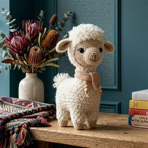 Layla the Alpaca Crochet Pattern: Amigurumi Llama Plush Toy PDF Tutorial - Etsy