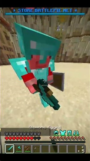 Axe Pvp in Battlepie 1 (practice mode) #minecraft #pvp