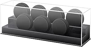 20 Hockey Puck Display Case Cabinet Holder Wall Rack Shadow Box 98% UV Protection, CC01