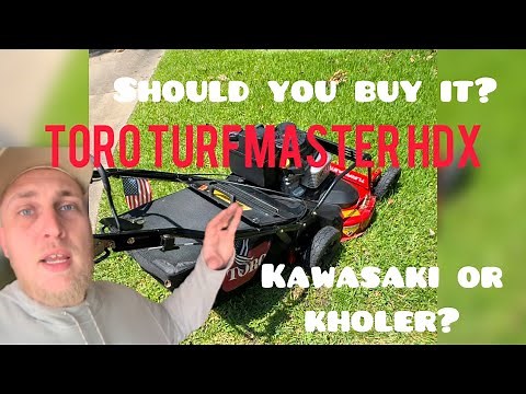 TORO TURFMASTER HDX | IN DEPTH 1 YEAR REVIEW | Mowing Footage + SPECS + Parts to have in stock