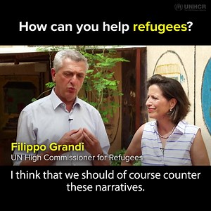 32K views · 762 reactions | How can we counter xenophobic narratives? UN Refugee Chief Filippo Grandi explains how you can help refugees, using the more powerful narrative of solidarity, respect and generosity. | UNHCR, the UN Refugee Agency | Facebook