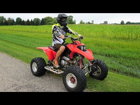 This Quad Has Some POWER! (First Ride Honda 400ex)