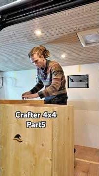 Crafter 4x4 part 5 🚐 un aménagement aéré ! #construction