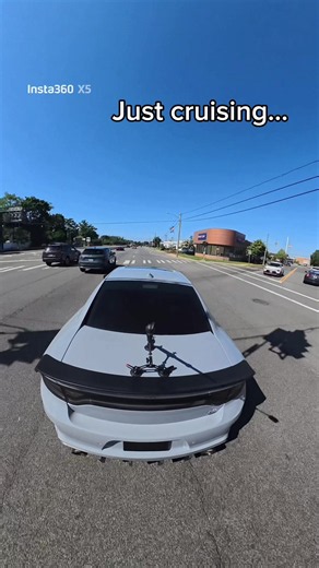 That thing was amazing more 360 vids soon #charger #fyp#360camera #hellcat#mustang