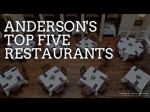 Where to Eat in Anderson, SC