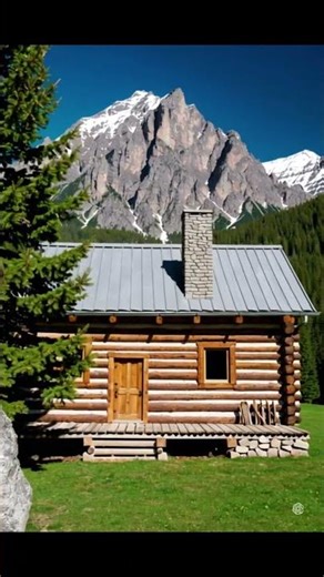 One Man Builds a Rustic Log Cabin in the Mountains | Full Timelapse #buildersofig #remodelingexperts