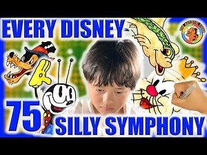 8yo Autistic Savant Draws Every (All 75) Disney Silly Symphonies Cartoons