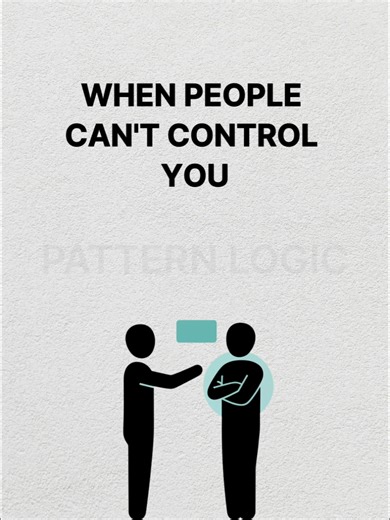 When people can’t control you, they try to define you #PatternLogic #HumanBehavior #StatusDynamics #PsychologyPatterns #SocialDynamics #emotionalregulation