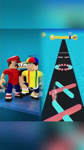 Johnny Plays Squid Games Glass Bridge In Roblox!