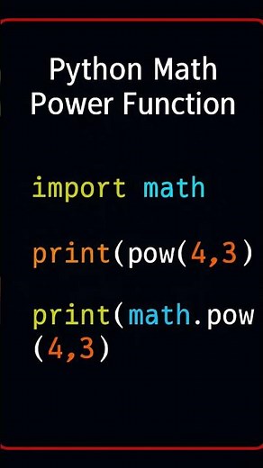 python power function