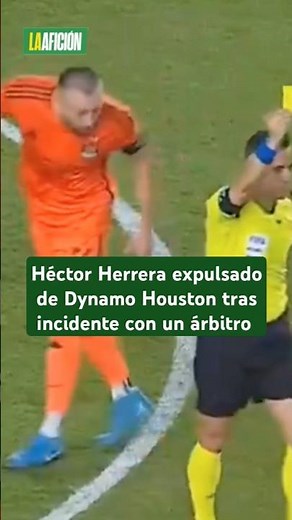 Hector Herrera expelled from Dynamo after controversial incident with referee