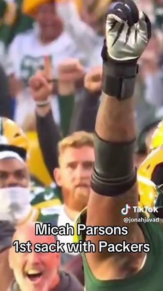 Micah Parsons' First Sack with the Green Bay Packers