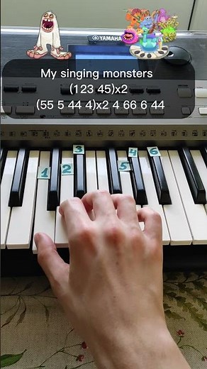 My singing monsters on piano 🎹 tutorial