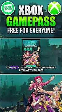 How to Claim 1 Month FREE Xbox Game Pass via Webtoon (Step-by-Step) #freegames #xboxgamepass #free