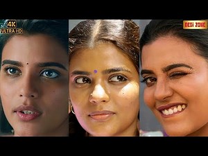Aishwarya Rajesh Close Up Face & Lips 4k Video | Aishwarya Rajesh Vertical Edit 4k | Desi Zone