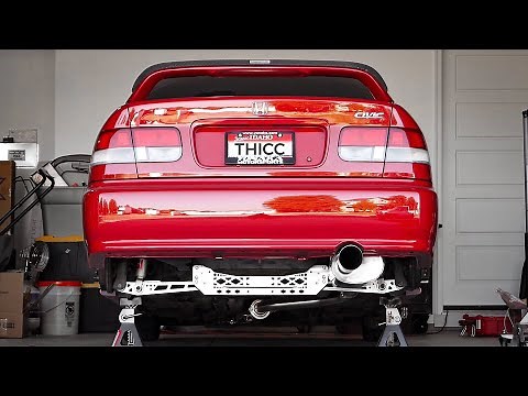 This is a NECK BREAKING Honda Civic Mod! | Subframe Brace & Tie Bar Install