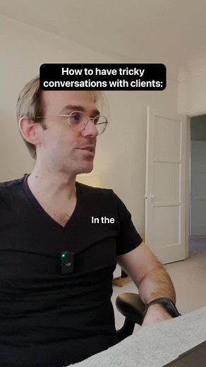 Tricky client conversations get easier when you stop acting like a vendor and start acting like a friend who wants to see them win. Drop the tension, stay calm, and say what you’d say to someone you genuinely care about: “Here’s what I think gets you the best outcome.” Clear, honest, human. That’s what earns trust. 💬 Comment PROGRAM to learn client communication inside The Freelancing Program. | Jamie Brindle